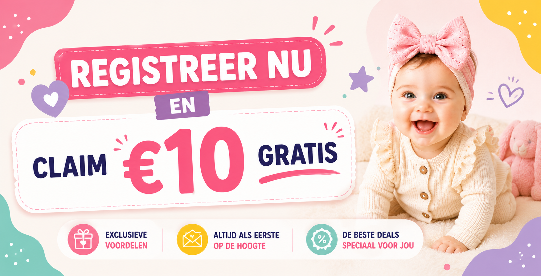 Registreer nu en claim €10 gratis